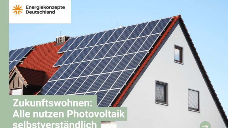 Zukunftswohnen: Alle nutzen Photovoltaik selbstverständlich