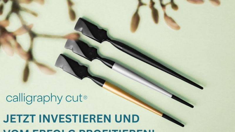 calligraphy cut® verlängert Crowdinvesting Kampagne