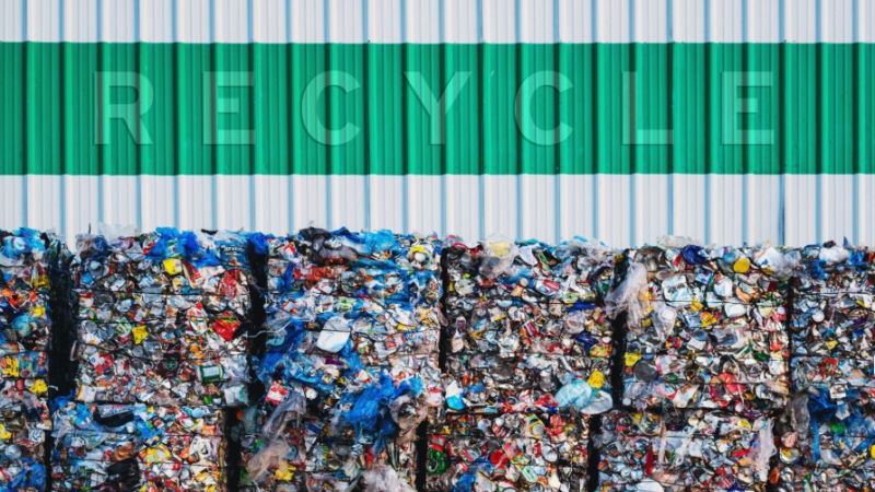 Die Herstellung von Recyclingmaterial