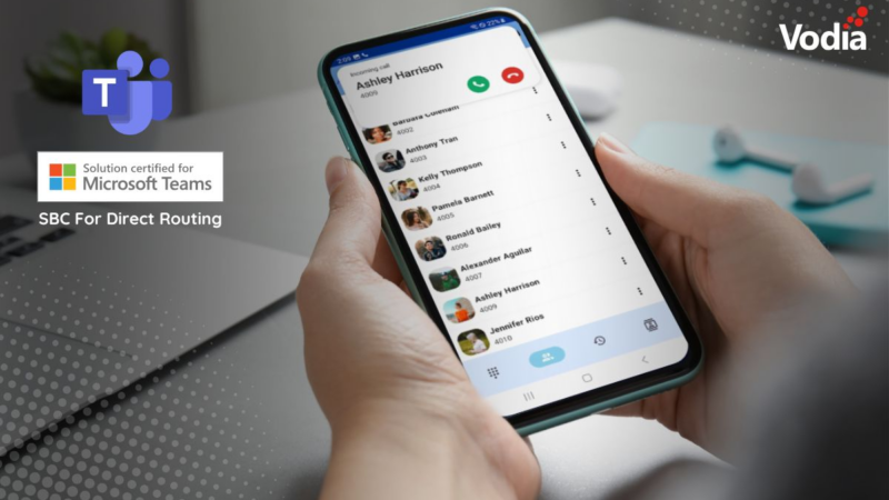 Die Vodia PBX ist jetzt für Microsoft Teams zertifiziert