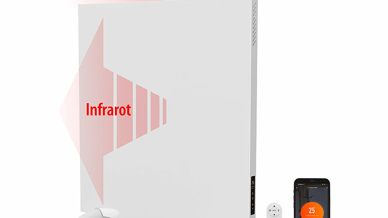 Sichler WLAN-Hybrid-Infrarot- & Konvektor-Heizpanel EHZ-2200.ir