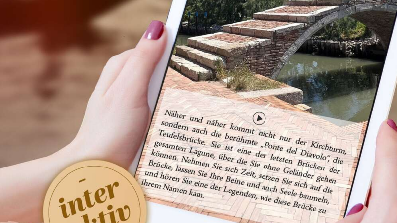 NEU! Das erste interaktive E-Book über Venedig ist soeben erschienen