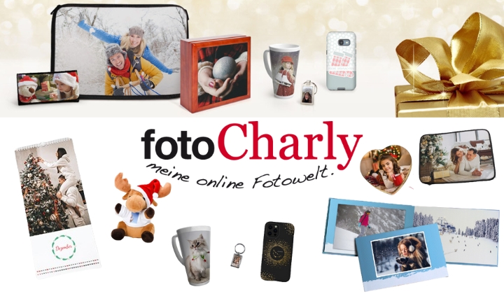 Weihnachtszauber mit fotoCharly Fotoprodukte mit Rabatten