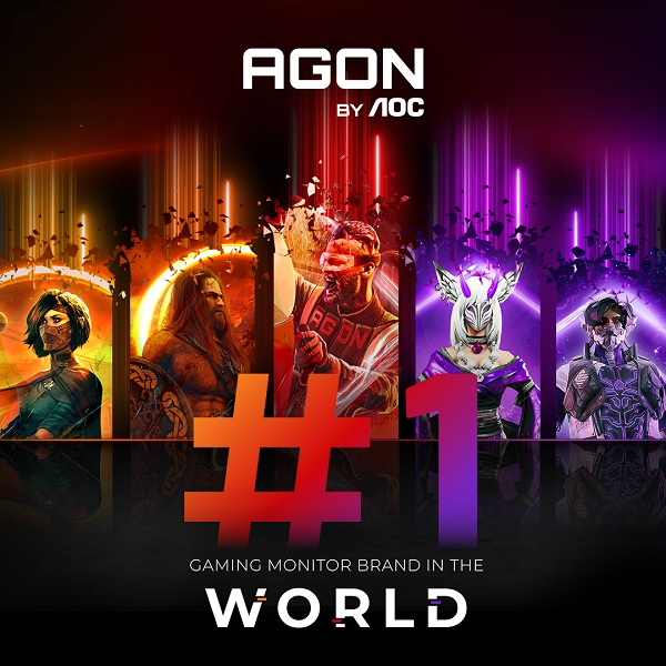 AGON by AOC bleibt die Nummer 1 bei Gaming-Monitoren