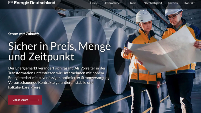 EP Energie Deutschland launcht Website