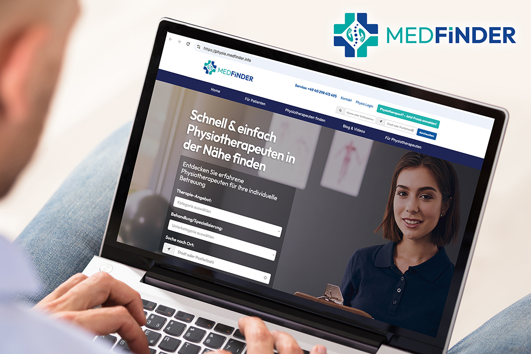 MedFinder Physio – Die neue Online-Plattform, die Physiotherapeuten und Patienten verbindet