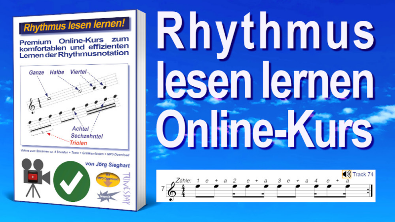 Rhythmen in der Notenschrift lesen lernen – Online-Kurs