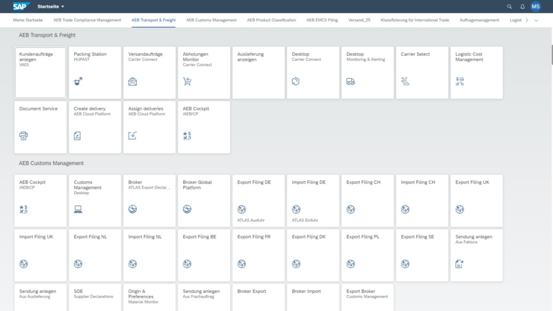 AEB launcht Carrier Cloud for SAP® – die zukunftssichere Plattform für Versandabwicklung in SAP®