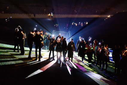 Zandvoort Light Walk: Wanderung durch ein Meer aus Lichtkunstwerken