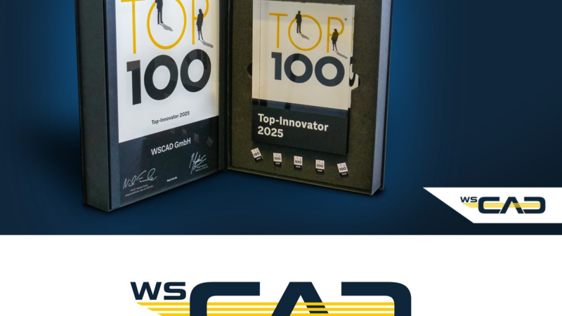 WSCAD mit TOP 100-Award ausgezeichnet