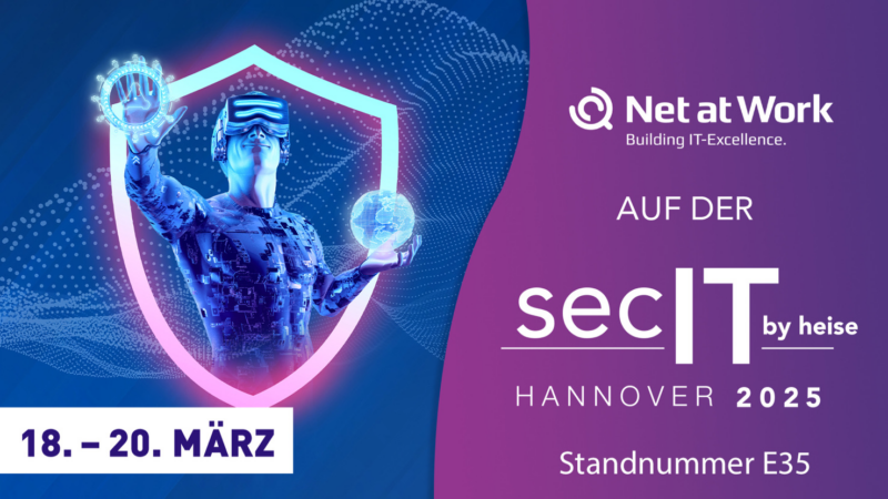 secIT by heise 2025: Net at Work legt Fokus auf Zero Trust mit Microsoft 365 Security