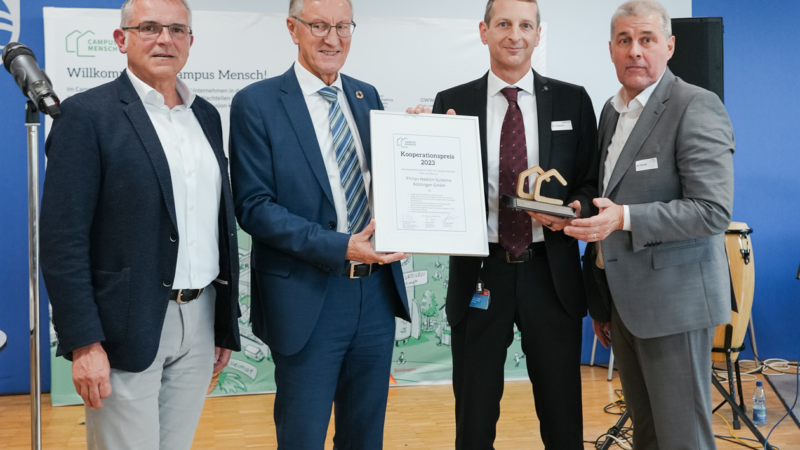 Verleihung Kooperationspreis Campus Mensch 2023