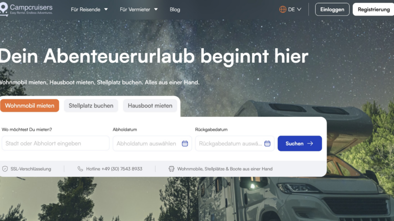 Campcruisers und RmP GmbH starten Partnerschaft für Wohnmobilvermieter