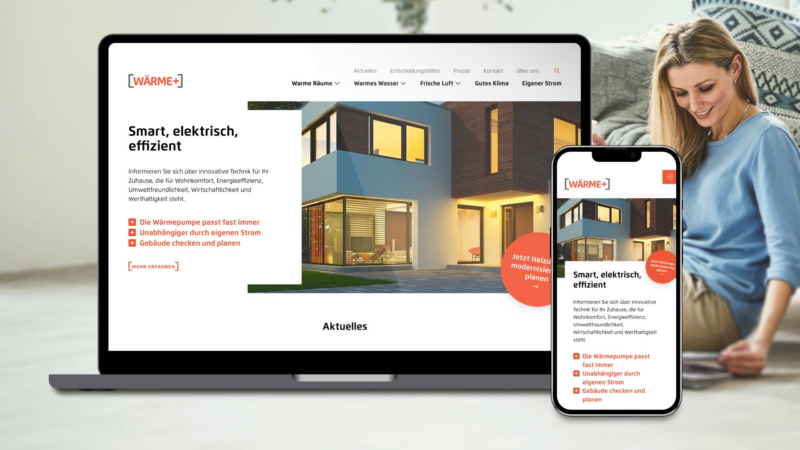 Neue Website hilft bei Wahl der Haustechnik
