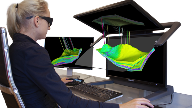 3D PluraView – Stereoskopische 3D-Visualisierung für die Öl- und Gasindustrie