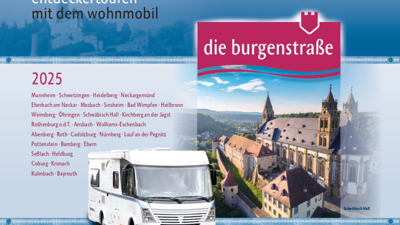 Burgenstraße mit kostenloser Wohnmobil-Broschüre