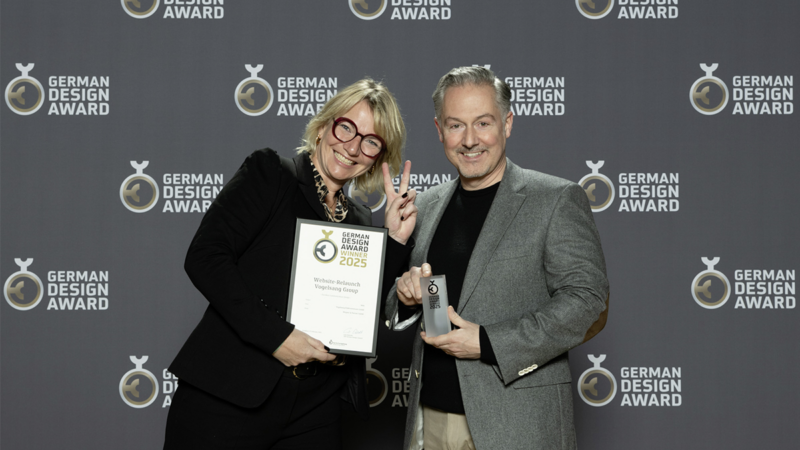 Wegner & Partner gewinnt German Design Award für innovativen Website-Relaunch