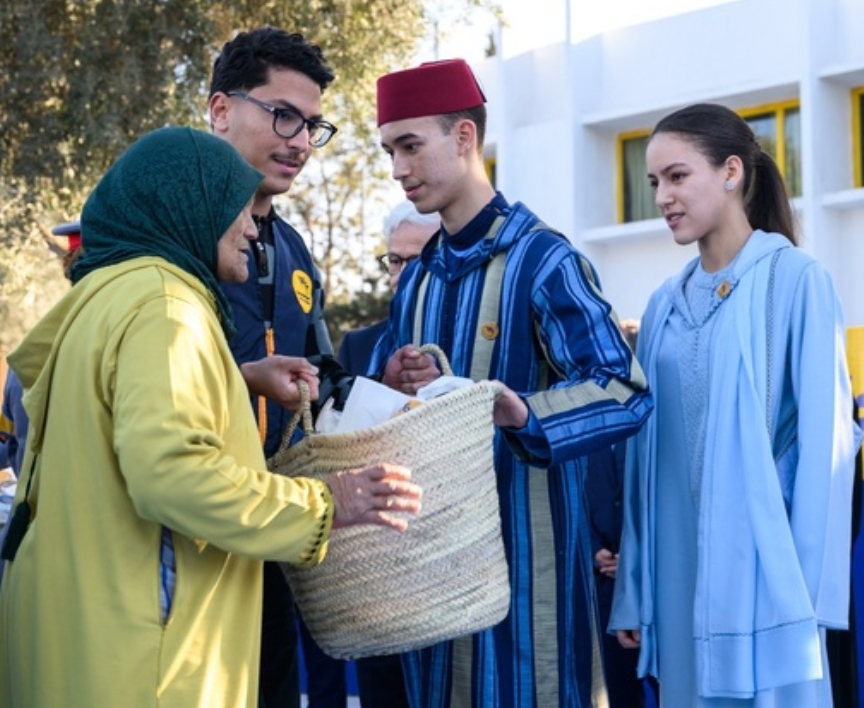 Der Kronprinz Moulay El Hassan und die Prinzessin Lalla Khadija starten die Operation „Ramadan 1446“ in Marokko