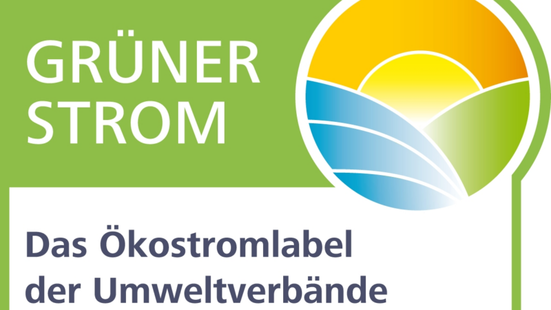 Alle Tarife von Green Planet Energy mit Grüner Strom-Label zertifiziert