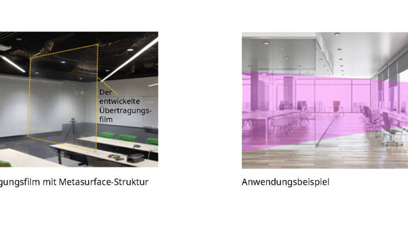 Kyoceras Übertragungsfilm mit Metasurface-Technologie