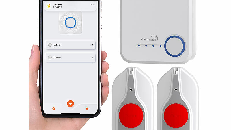 CASAcontrol  Smartes SOS-Notrufknopf-Set für Senioren