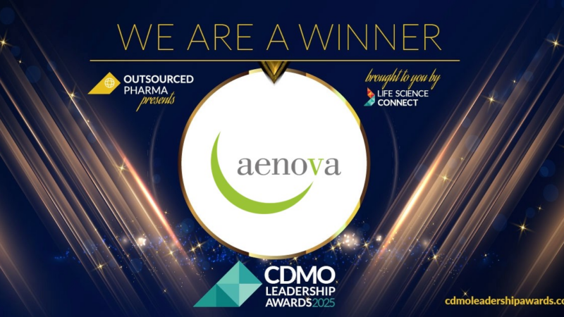 Aenova als Gewinner bei den CDMO Leadership Awards 2025 ausgezeichnet