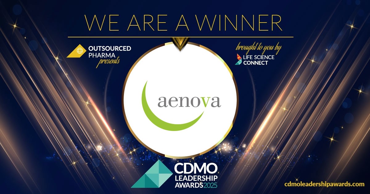 Aenova als Gewinner bei den CDMO Leadership Awards 2025 ausgezeichnet