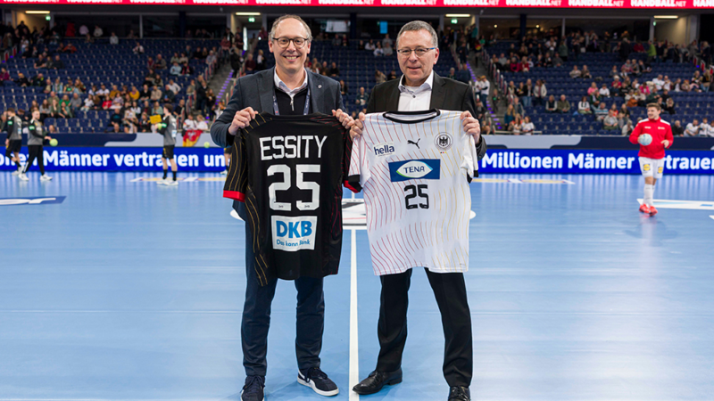 TENA ist offizieller Partner des Deutschen Handballbundes