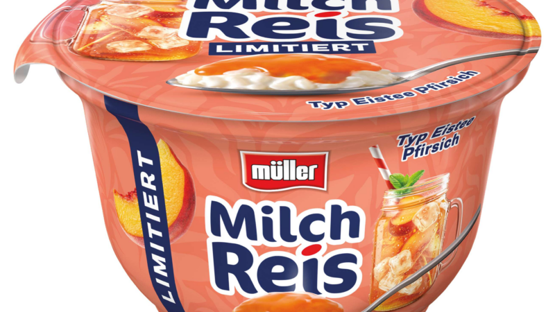 Müller Milchreis Limitiert: Sommer-Feelings für das Kühlregal!