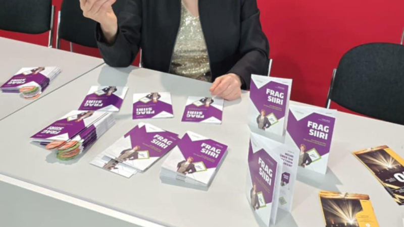 Oberärztin berührt Herzen auf der Buchmesse