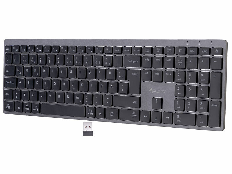 GeneralKeys Multi-Device-Akku-Funktastatur