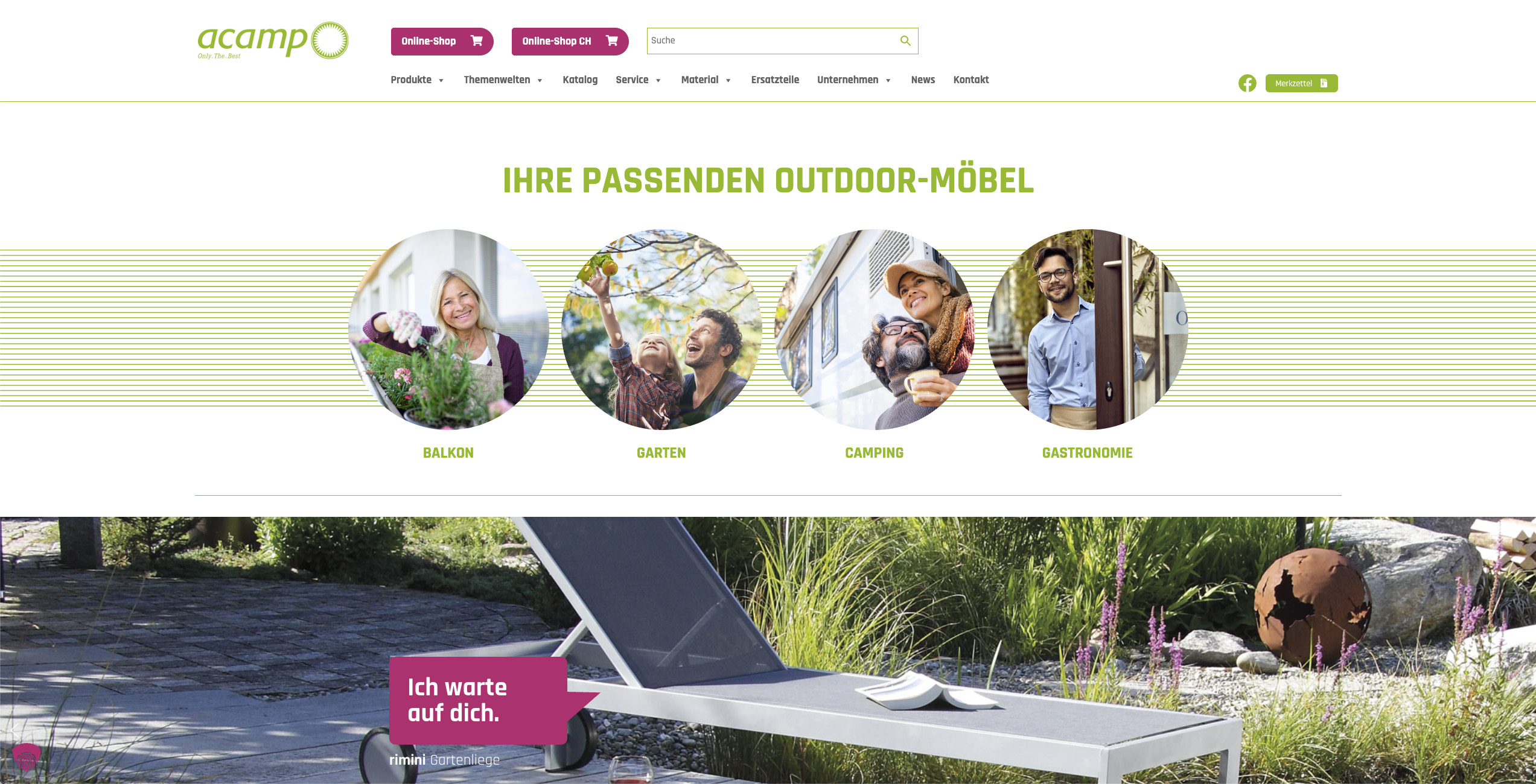 acamp präsentiert neue Webseite