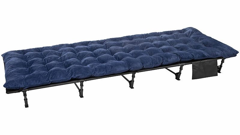 Semptec Urban Survival Technology Ultraleichtes Feldbett mit XL-Feldbettauflage