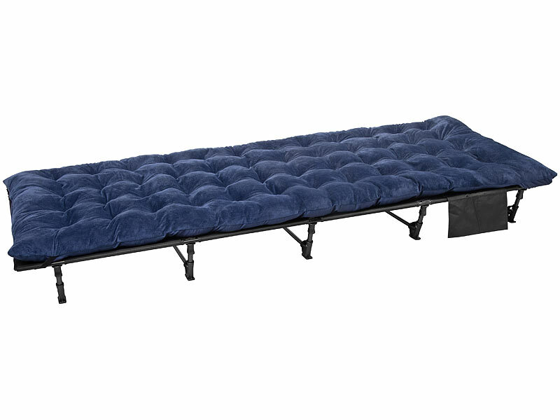 Semptec Urban Survival Technology Ultraleichtes Feldbett mit XL-Feldbettauflage