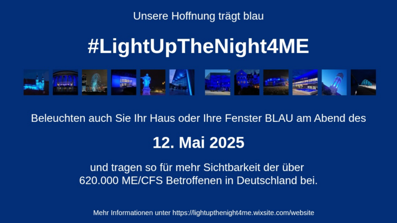 Das ALEXA beteiligt sich am Internationalen ME/CFS-Tag