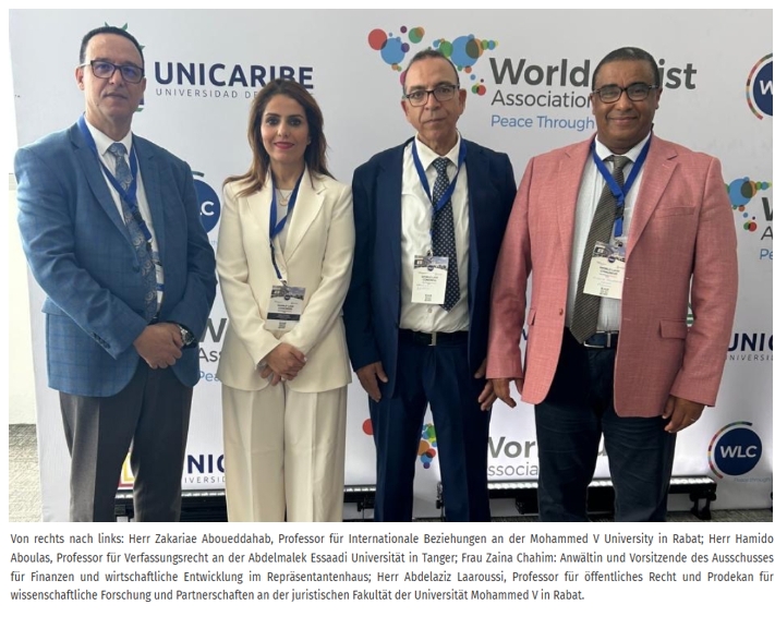 World Law Congress 2025: Marokko präsentiert seine relevante Vision der Rechtsstaatlichkeit und seinen Autonomieplan