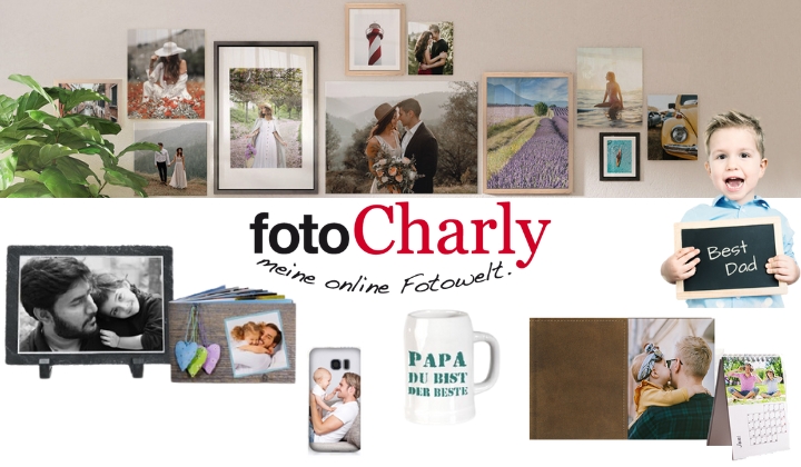 Für Papa, Vati & Dad – 20% Rabatt auf coole Fotogeschenke
