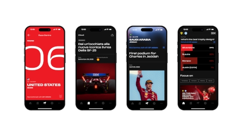 IBM und Ferrari stellen neu gestaltete mobile App vor