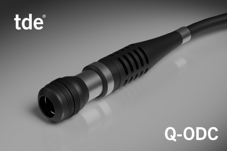 tde präsentiert neuen LWL-Steckverbinder Q-ODC für extreme Temperaturen, Vibrationen, Schmutz und Luftfeuchtigkeit