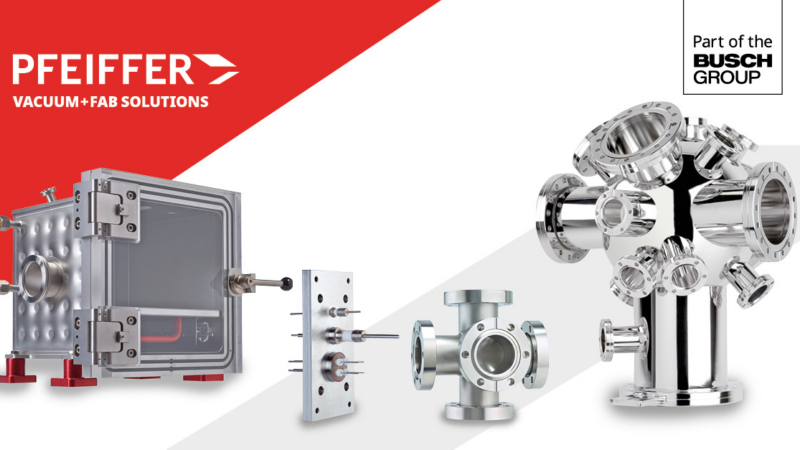 Pfeiffer Vacuum+Fab Solutions Online Shop Opens for Customers in EEA Countries