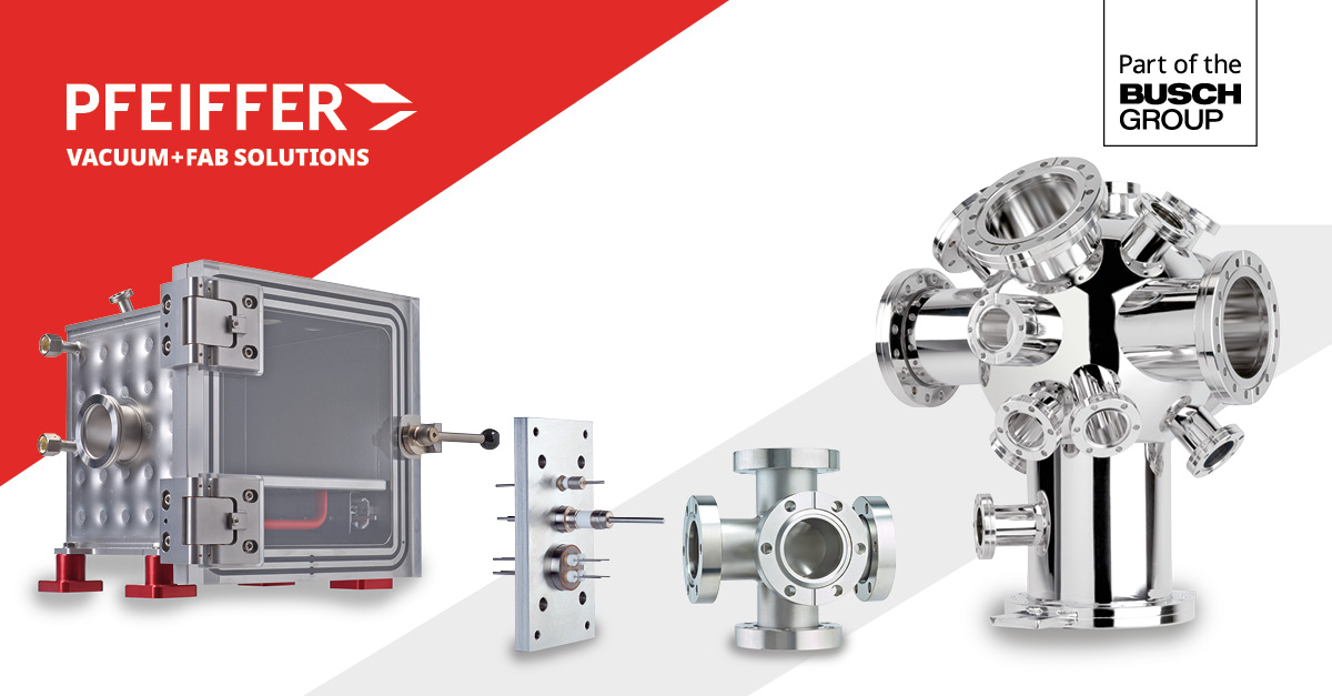 Pfeiffer Vacuum+Fab Solutions Online Shop Opens for Customers in EEA Countries
