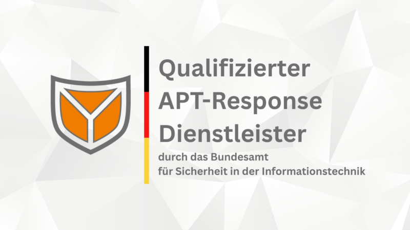BSI-Liste 2025: SECUINFRA ist qualifizierter APT-Response Dienstleister