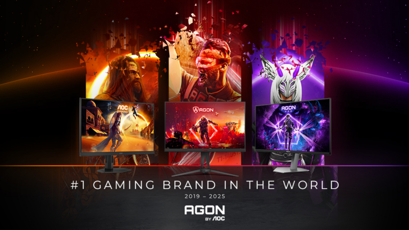 AGON by AOC zum sechsten Mal in Folge weltweite Nr. 1 der Gaming-Monitormarken