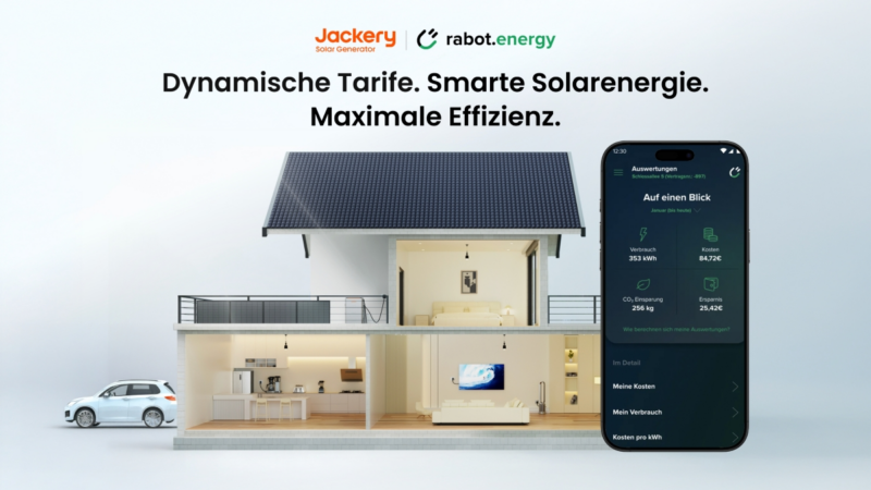 Zukunftsweisende Partnerschaft: Rabot Energy und Jackery