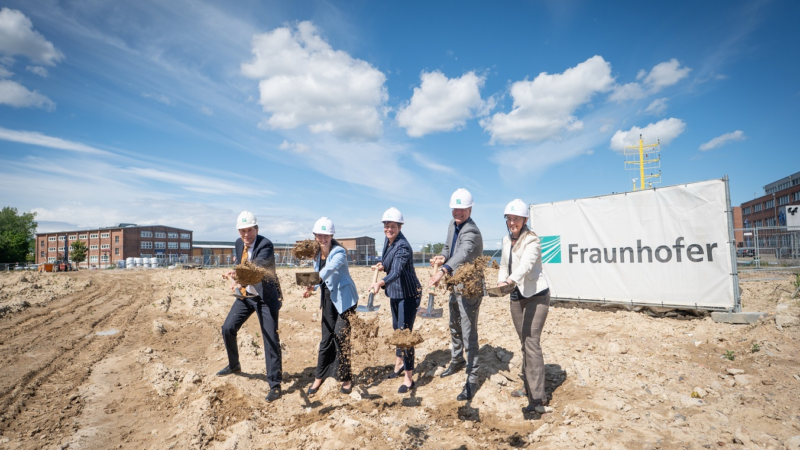 Baustart für den Neubau des Fraunhofer IGD in Rostock