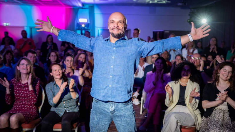 Sebastian Boncol motiviert beim Weltrekord-Slam