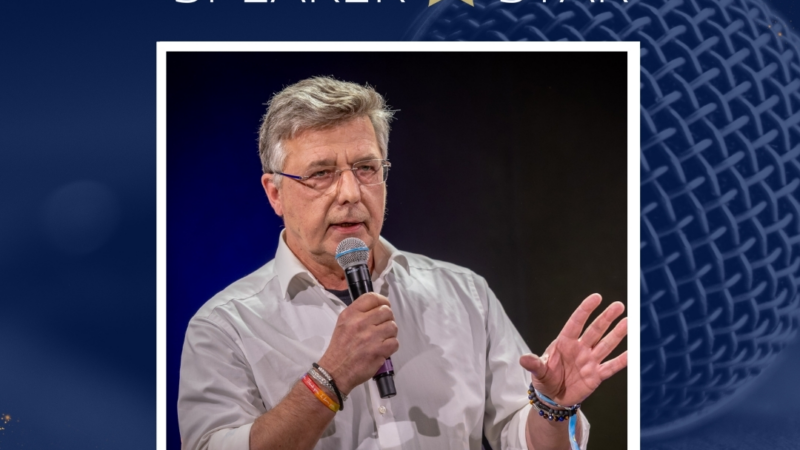 Mensch und Roboter  –  bei Germanys next Speaker Star