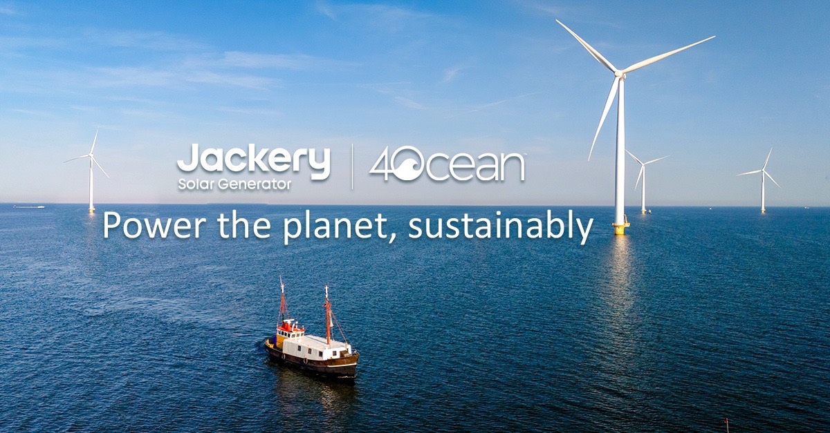 Für saubere Ozeane: Jackery kooperiert mit 4ocean