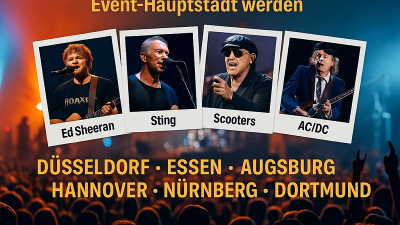 Welche Städte im Sommer zur Event-Hauptstadt werden