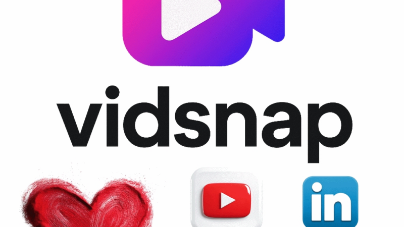 VIDSNAP bringt frischen Wind in die Werbung